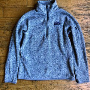 Patagonia Women's Better Sweater® 1/4-Zip Fleece - Size M - Birch White
